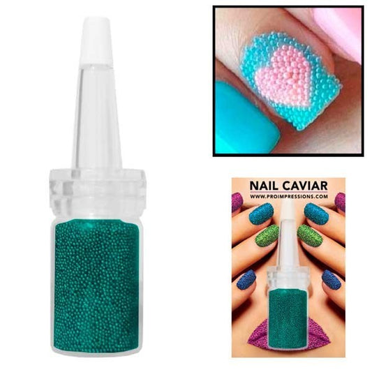 Turquoise Nail Beads - 14g