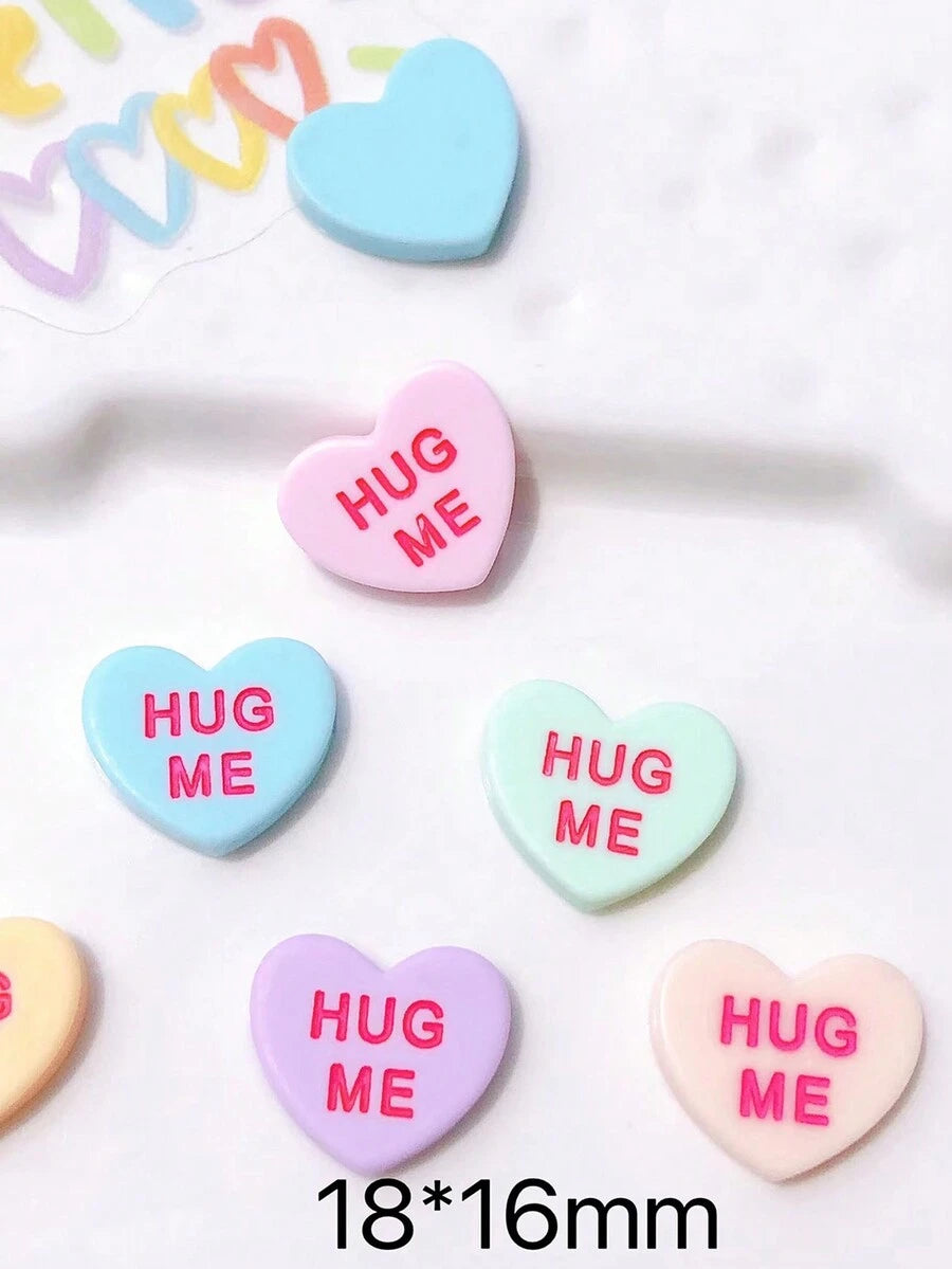 3D Love Hearts Nail Art - 20 pack