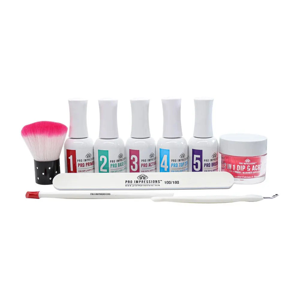 2 in 1 - Dip Powder 10 Piece Kit