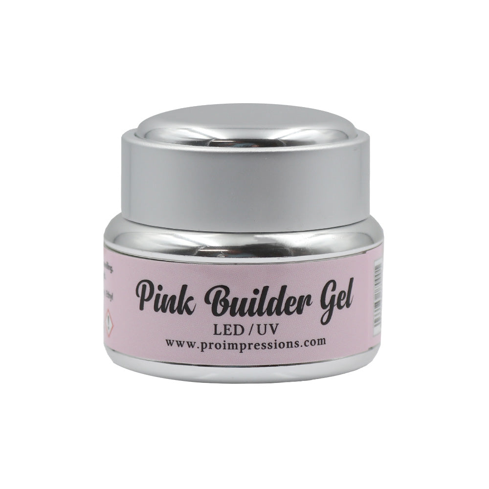LED / UV Pink Hard Builder Gel - 15ml
