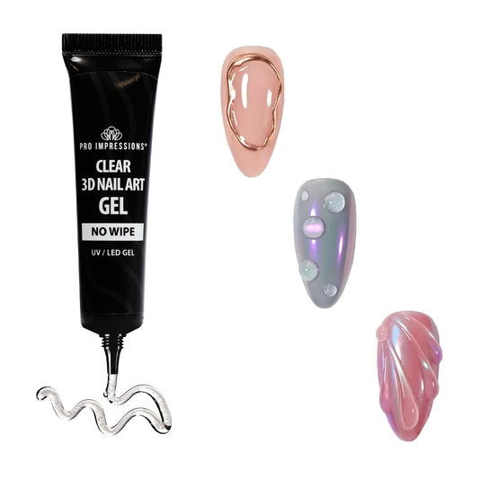 Premium 3D Nail Art Gel - Clear