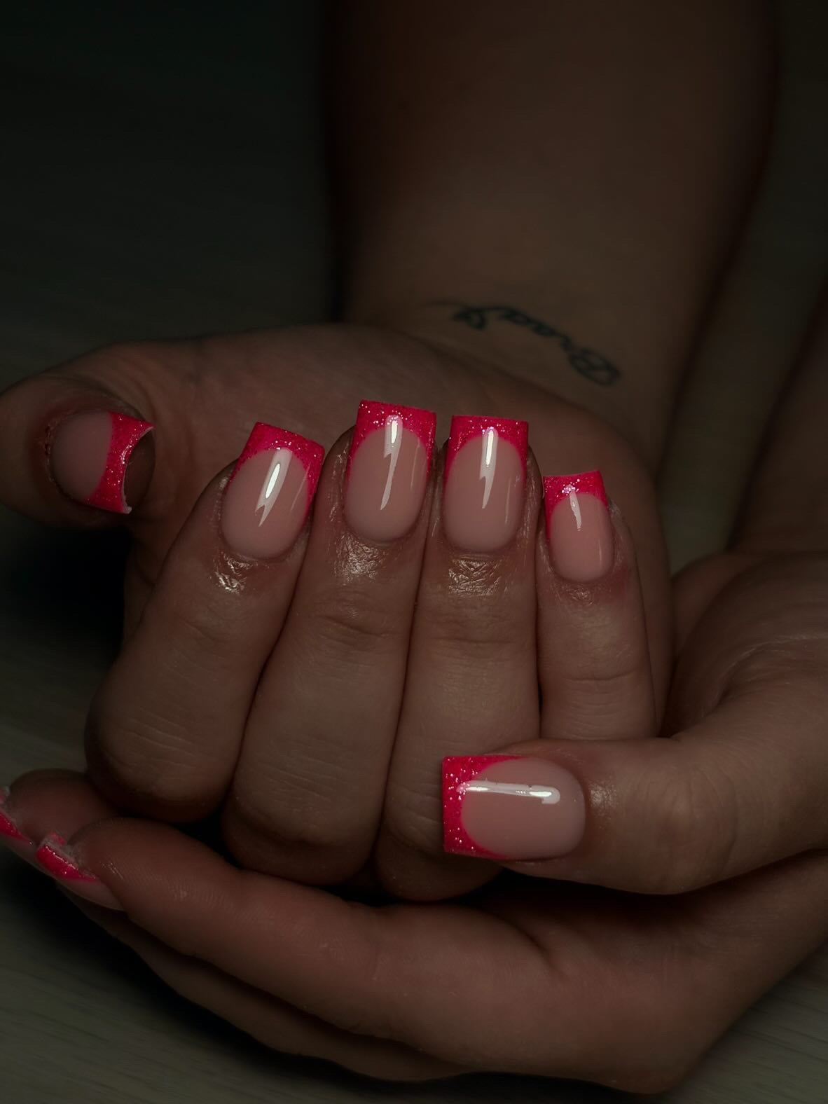 Reflective Glitter Gel Polish - Bikini
