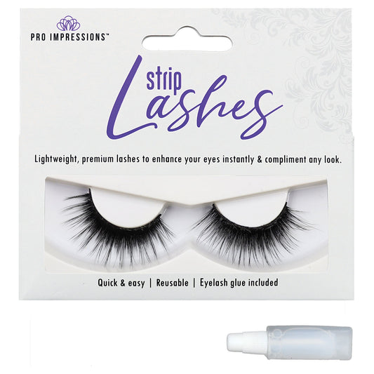 Premium 3D Silk Volume Strip Lashes - SL012