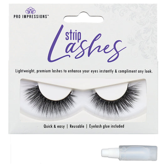 Premium 3D Silk Volume Strip Lashes - SL017