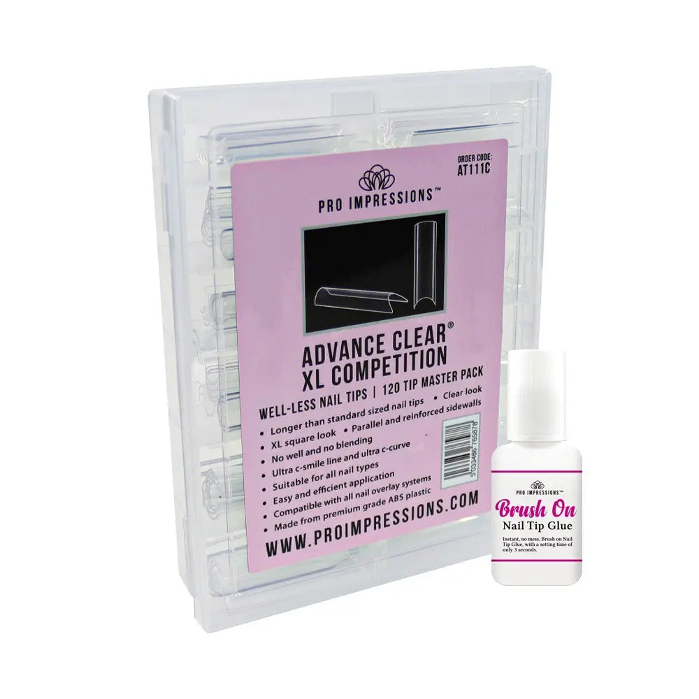 Advance Clear® XL Competition Nail Tips