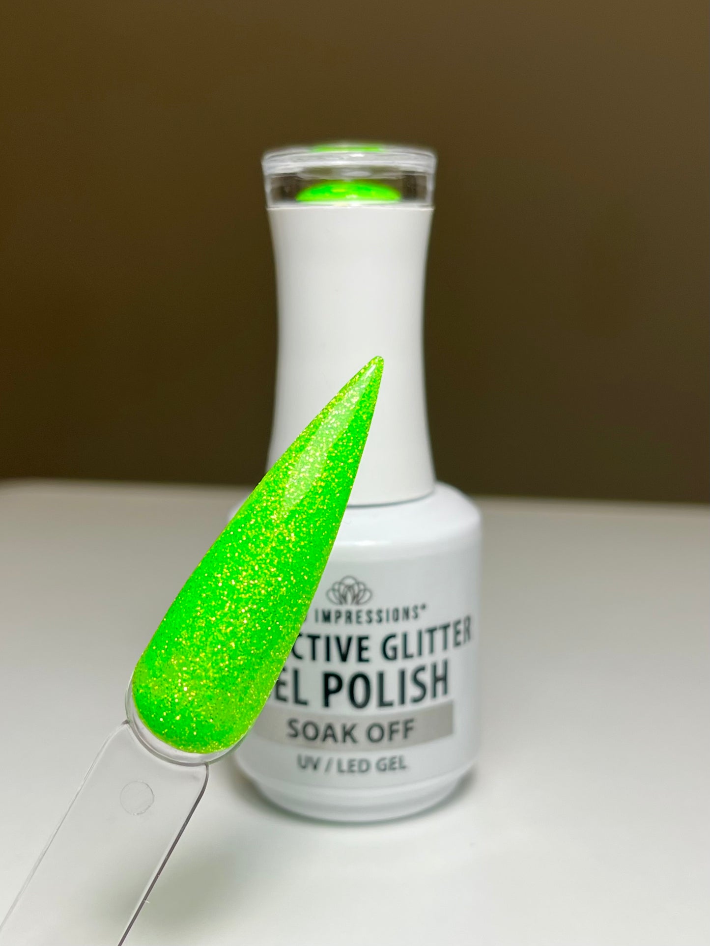 Reflective Glitter Gel Polish - Appletini