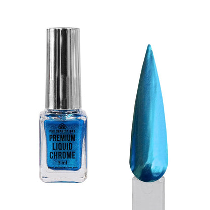 Premium Liquid Chrome - Metallic Collection - Blue 008