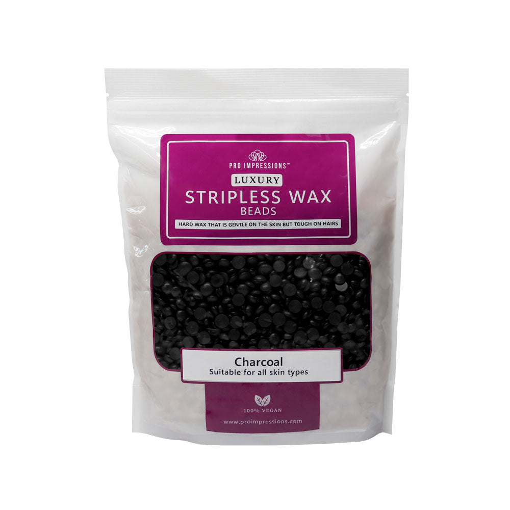 Luxury Stripless Wax Beads - Charcoal - 500g