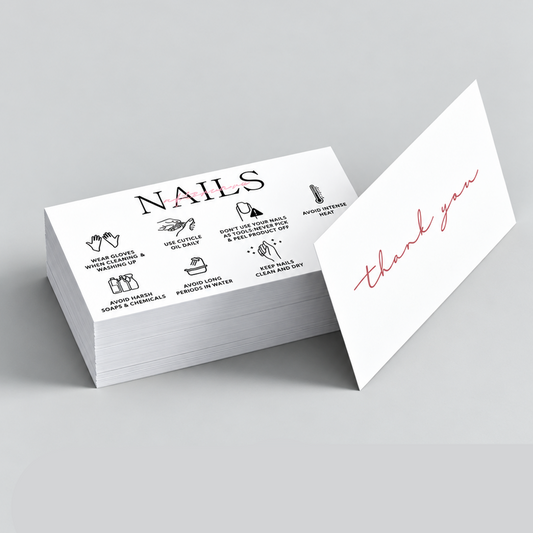 Nail Aftercare Cards – Pack of 50