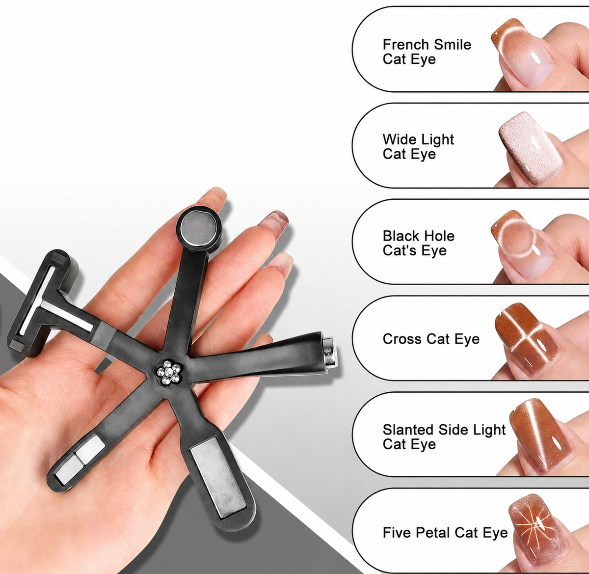 Cat Eye Gel Polish 6-in-1 Magnet