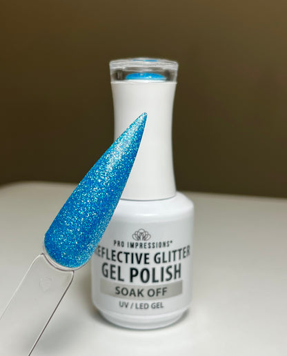 Reflective Glitter Gel Polish Collection - Beach, Please