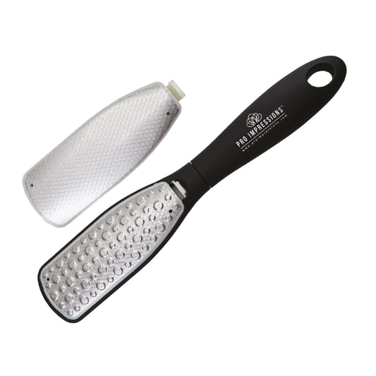 Large Stainless Steel Foot File With Replacement Heads