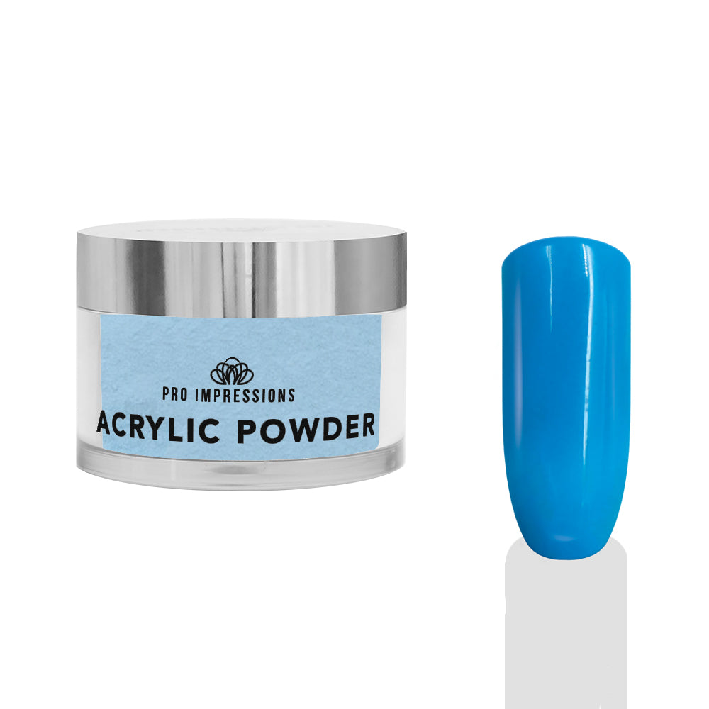 Neon Blue Coloured Acrylic Powder - 50g