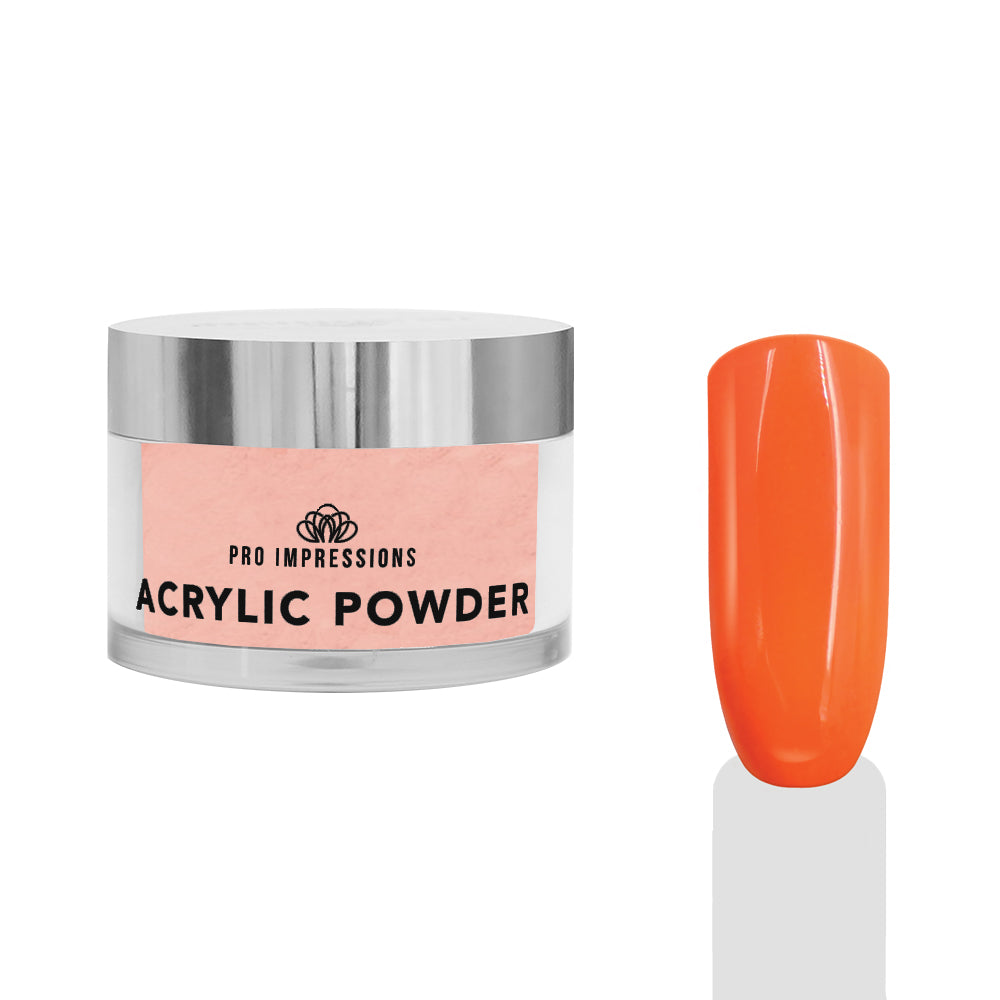 Neon Orange Coloured Acrylic Powder - 50g