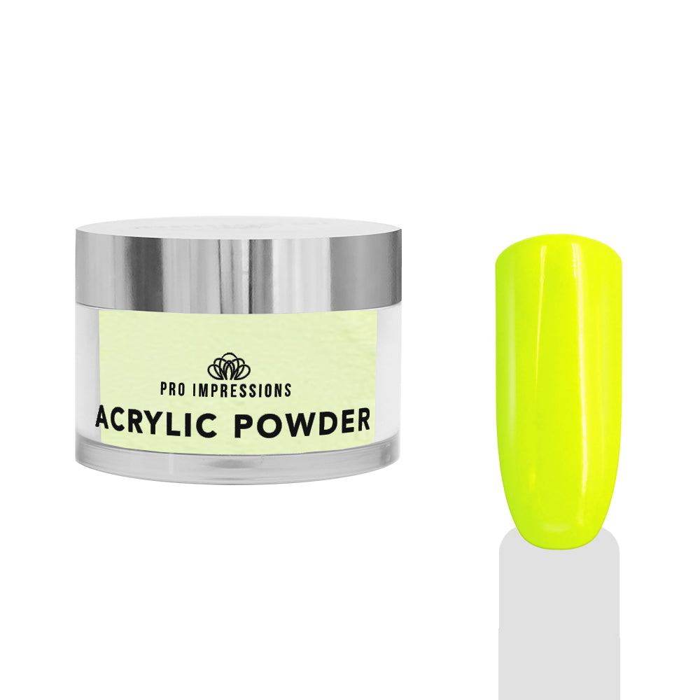 Neon Yellow Coloured Acrylic Powder - 50g