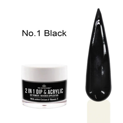 2 In 1 Dip & Acrylic Powder - 6 Piece Starter Kit