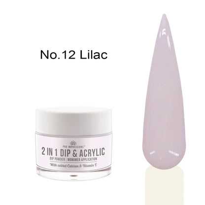 2 In 1 Dip & Acrylic Powder - 6 Piece Starter Kit