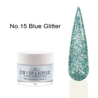 2 In 1 Dip & Acrylic Powder - 6 Piece Starter Kit