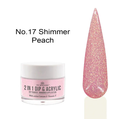 2 In 1 Dip & Acrylic Powder - 6 Piece Starter Kit