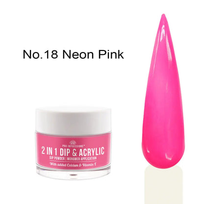 2 In 1 Dip & Acrylic Powder - 6 Piece Starter Kit