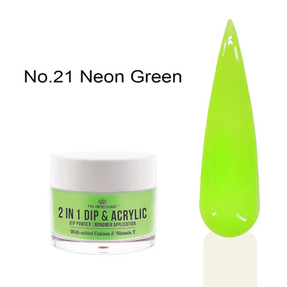 2 In 1 Dip & Acrylic Powder - 6 Piece Starter Kit