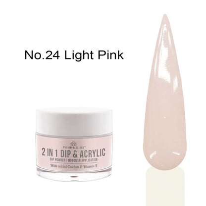 2 In 1 Dip & Acrylic Powder - 6 Piece Starter Kit