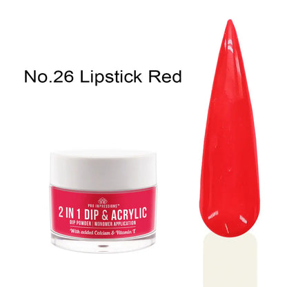 2 In 1 Dip & Acrylic Powder - 6 Piece Starter Kit
