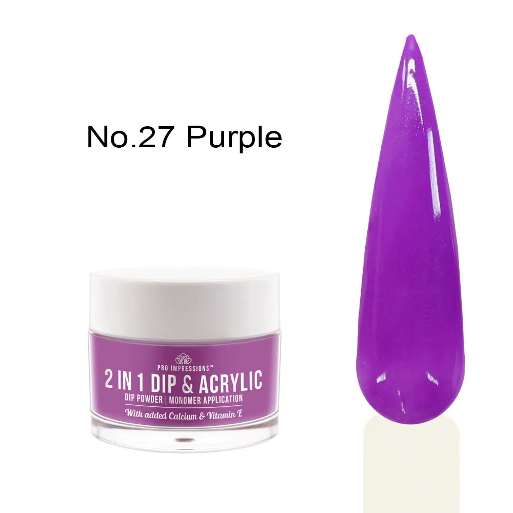 2 In 1 Dip & Acrylic Powder - 6 Piece Starter Kit