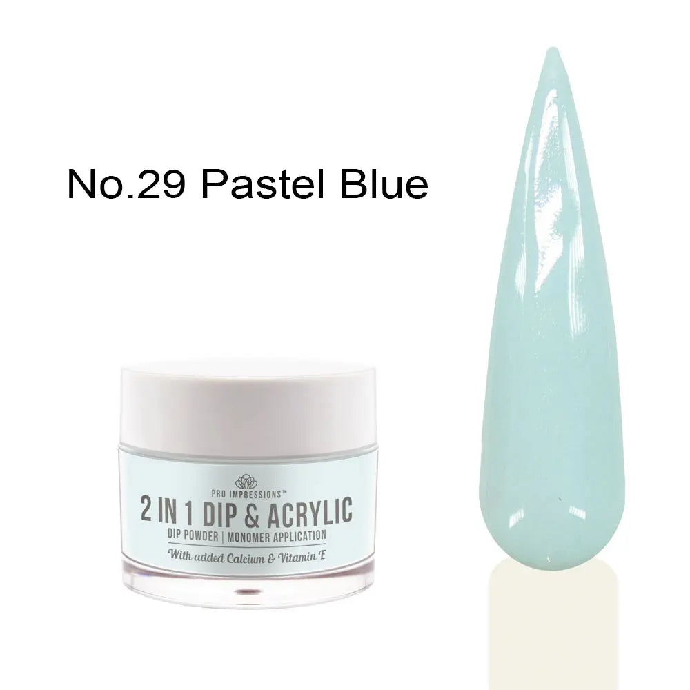 2 In 1 Dip & Acrylic Powder - 6 Piece Starter Kit
