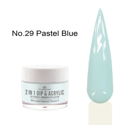 2 In 1 Dip & Acrylic Powder - 6 Piece Starter Kit