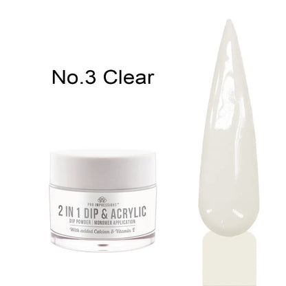 2 In 1 Dip & Acrylic Powder - 6 Piece Starter Kit