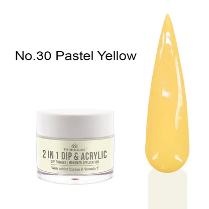 2 In 1 Dip & Acrylic Powder - 6 Piece Starter Kit
