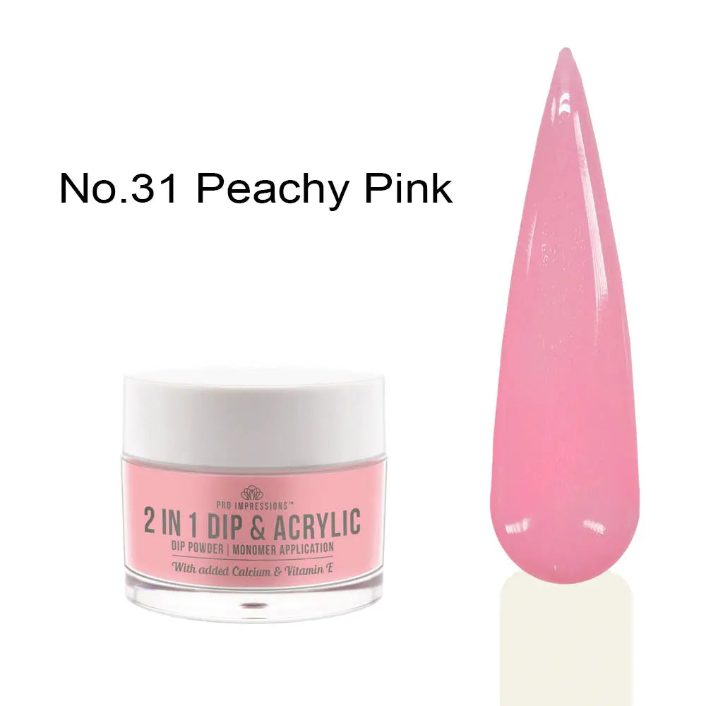 2 In 1 Dip & Acrylic Powder - 6 Piece Starter Kit
