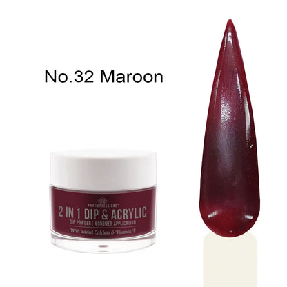 2 In 1 Dip & Acrylic Powder - 6 Piece Starter Kit