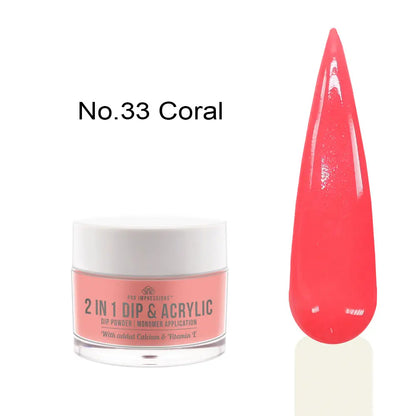 2 In 1 Dip & Acrylic Powder - 6 Piece Starter Kit