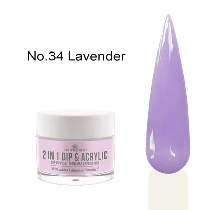 2 In 1 Dip & Acrylic Powder - 6 Piece Starter Kit
