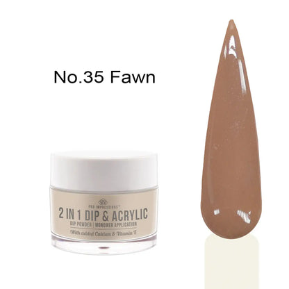2 In 1 Dip & Acrylic Powder - 6 Piece Starter Kit