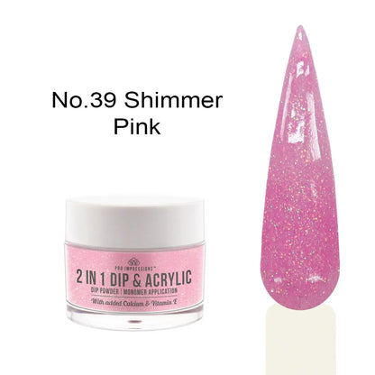 2 In 1 Dip & Acrylic Powder - 6 Piece Starter Kit