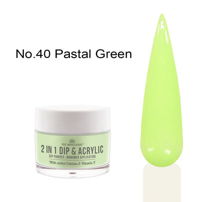 2 In 1 Dip & Acrylic Powder - 6 Piece Starter Kit