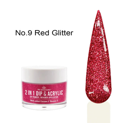 2 In 1 Dip & Acrylic Powder - 6 Piece Starter Kit