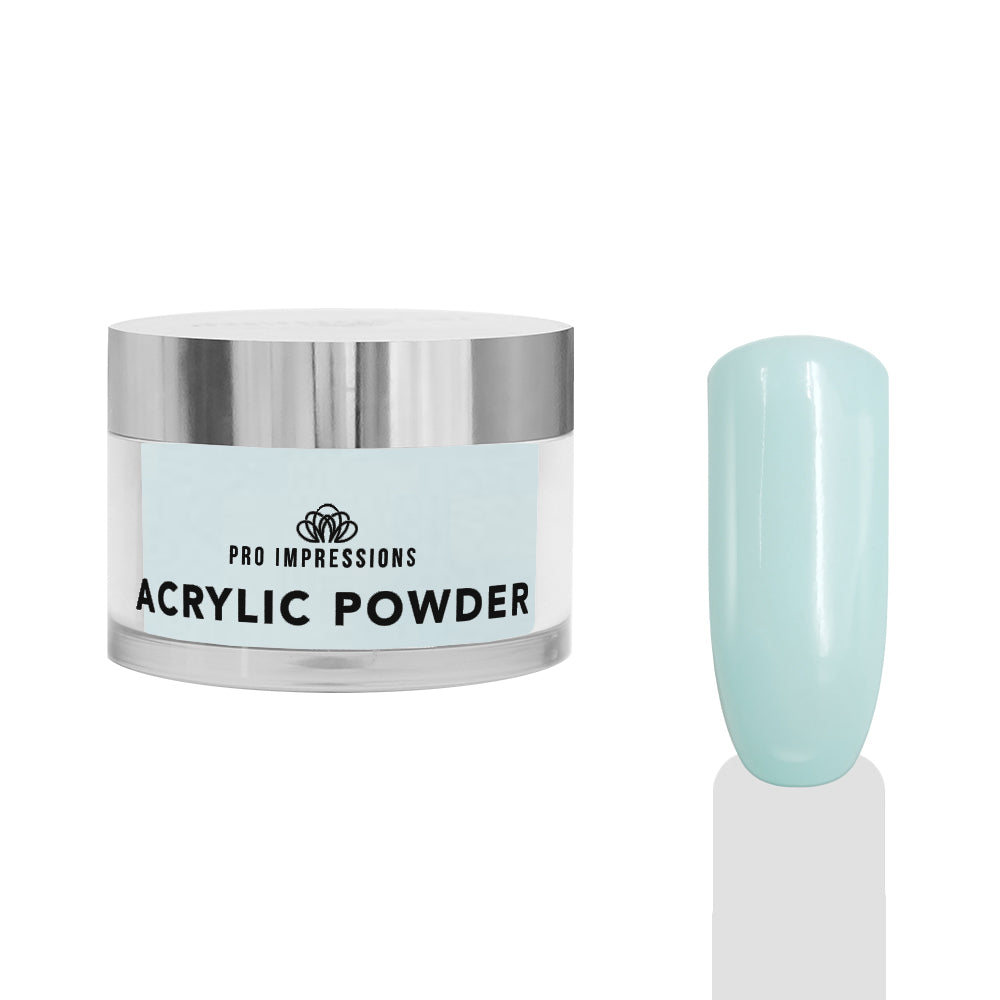 Pastel Blue Coloured Acrylic Powder - 50g