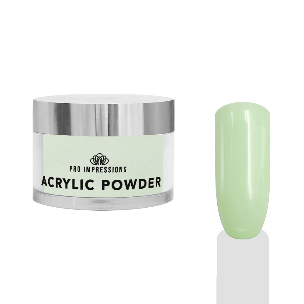 Pastel Green Coloured Acrylic Powder - 50g