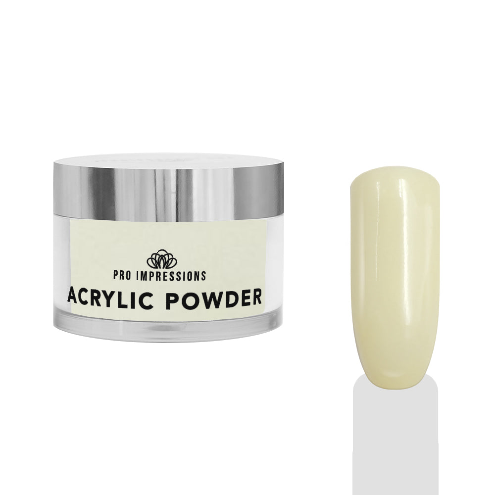 Pastel Yellow Coloured Acrylic Powder - 50g