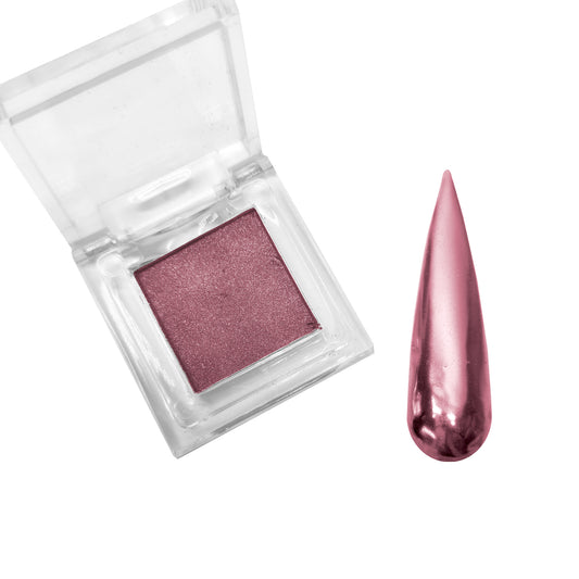 Pressed Chrome Nail Powder - Rose Gold