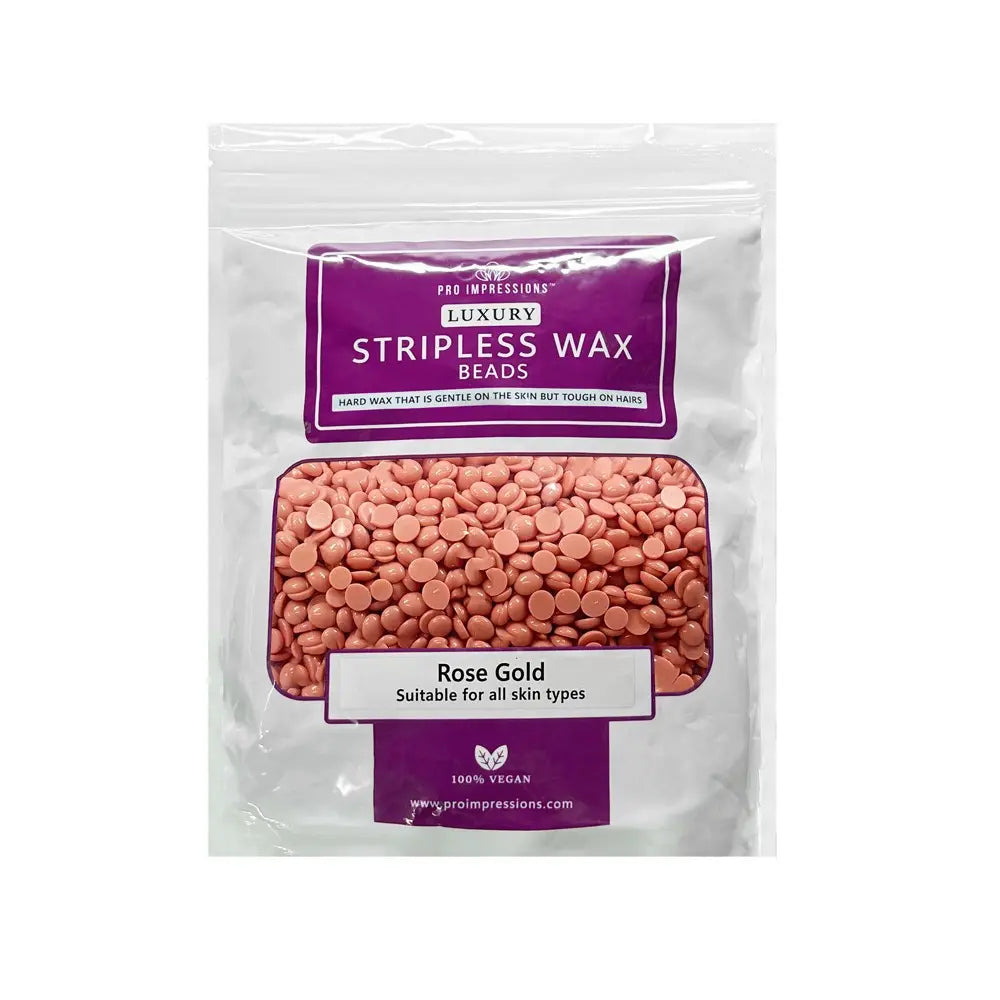 Luxury Stripless Wax Beads - Rose Gold