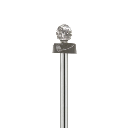 Silver Carbide - Ball Pedicure E-file  Nail Drill Bit - Coarse
