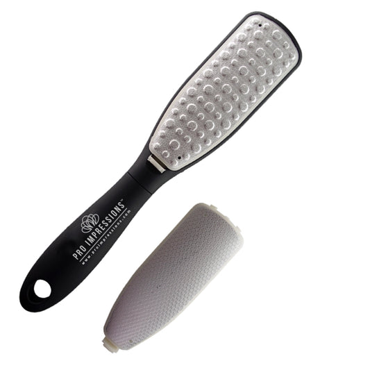 Large Stainless Steel Foot File With Replacement Heads