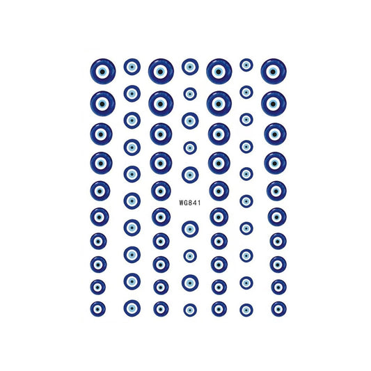Nail Art Stickers - Evil Eye WG841