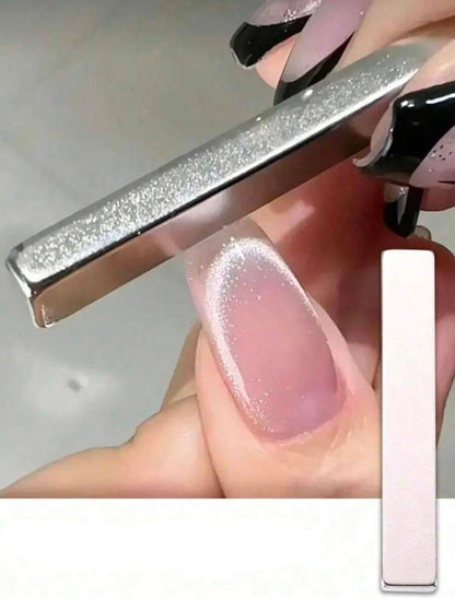 Cat Eye Gel Polish Long Square Magnet