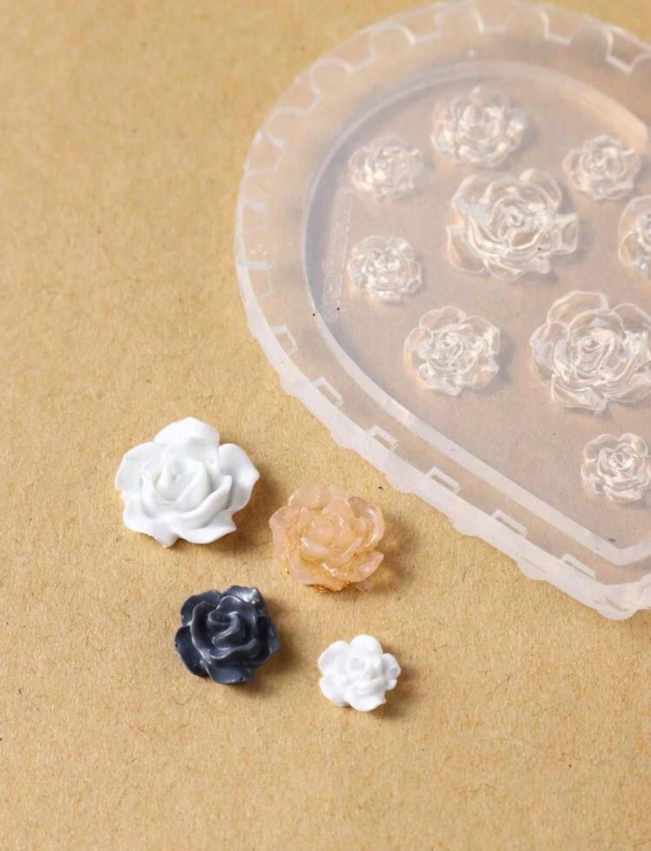 Roses Silicone 3D Nail Art Mould